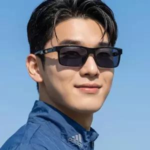 스포츠 선글라스 SP0023 F 01A 블랙 뿔테 아시안핏
