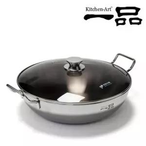 키친아트 냄비 일품 3ply(스텐304 통3중) 궁중전골 30cm