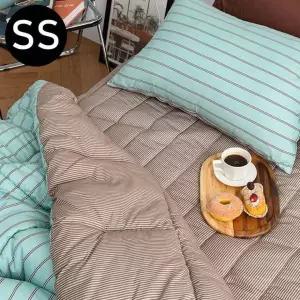 해피니 마크 소프트마이크로 차렵이불 패드세트 슈퍼싱글 SS 민트