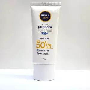 프로텍트 NIVEA 수분진정 선크림 선세럼 90ml