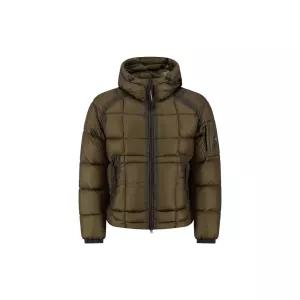 CP컴퍼니 26FW 렌즈 와펜 DD 쉘 패딩 자켓 아이비그린 21CMOW702A 110416A 683