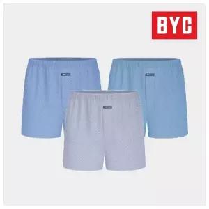 BYC 남성 3매입 니트순면 트렁크팬티 빅사이즈 MCF2359