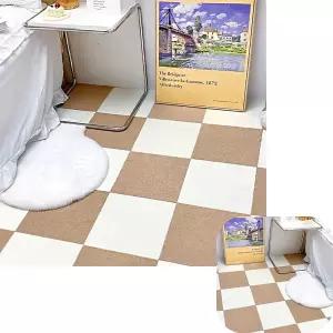 파인테라 사각조각매트 거실 침실 카펫 바닥 매트 대형 45x45cm 조각카페트