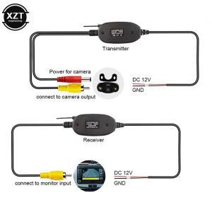자동차 후방 보기 카메라 와이파이 무선 배선 키트 2.4GHz DC 12V 차량 송신기/수신기