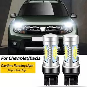 2pcs LED 주간 러닝 라이트 DRL 전구 램프 Canbus W215W 7443 T20 Chevrolet Malibu Trax Dacia Duster Log