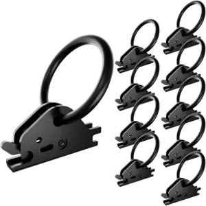 UMIRO 10pcs 스틸 E-트랙 O 링 타이다운 앵커 4400파운드 파손 강도 안전 화물 밀폐형/평상 트레일러