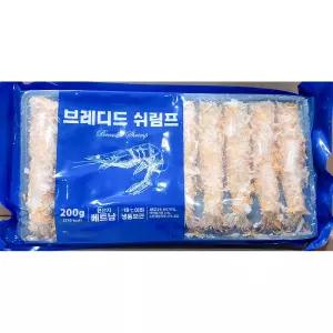빵가루새우 (우원 냉동 20g x10미 200g) X5 덮밥용/도매가/회식용/왕새우튀김/잔