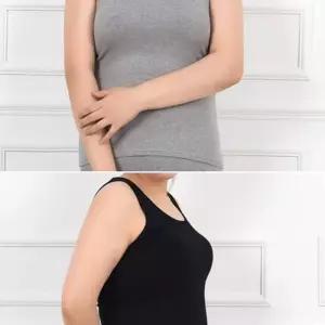 기본 디자인 빅사이즈 면스판 여성 특대 런닝 나시티 JHS+41BA2 캐미솔 통기성좋은소재