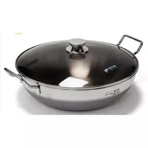 일품 전골 냄비 찌게 인덕션 양수 통3중 30cm 조리 요리 스텐 부대찌개