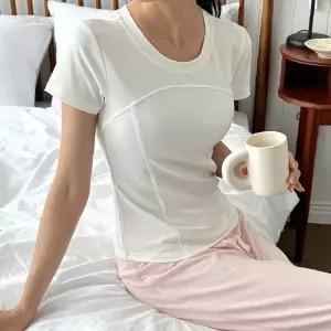 스판 반팔 티셔츠 여성 트레이닝복 상의 운동복 헬스 바람막이 후드집업 땀복 여자헬스복