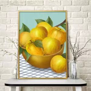 사과그림 액자 A3 2APP4 풍수그림 돈들어오는