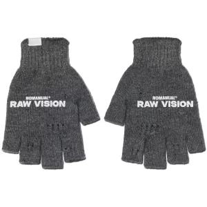 노매뉴얼 NM WOOL FINGERLESS GLOVES - CHARCOAL 256456