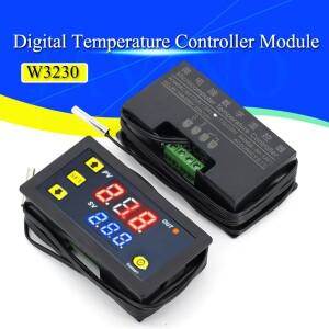 W3230 12V AC110-220V 프로브 라인 디지털 온도 제어 LED 디스플레이 조절기 열/냉각 기기