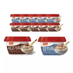 동원 양반 쇠고기죽 287.5g, 6개 + 참치죽 287.5g, 6개