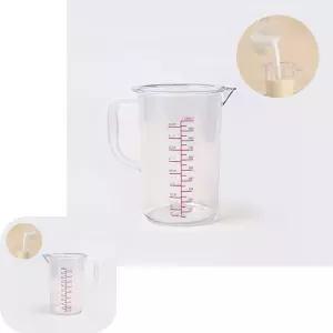 굿테라 손잡이계량컵 대용량 비이커 플라스틱 주방용 계량컵 1000ml