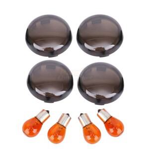 오토바이 블랙 턴 신호등 렌즈 커버 라이트 Blub For Harley Sportster 883 1200 XL 72 48