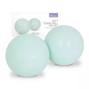 IW 소프트 토닝볼 1kg set 2개입 민트홈트짐볼 마사지볼 집에서운동기구 실내 필라테스미니볼 운동볼