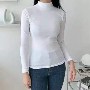 편한 데일리 아이템 여자 무지 하이넥 기본 폴라티