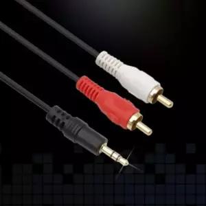 [룽스_6816]분배기 오디오 스테레오 3.5mm to RCA 2선