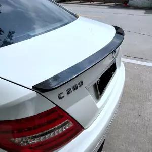 2008  2013 메르세데스 벤츠 호환 C 클래스 W204 C200 C250 C300 4 도어 뒷 트렁크 리드 자동차 날개 Duckt