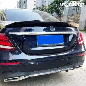 벤츠 호환 W213 2005- ABS 플라스틱 도색되지 않은 컬러 리어 스포일러 윙 트렁크 뚜껑 커버 자동차 링