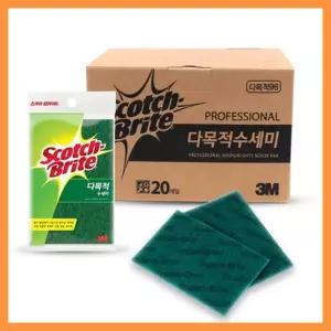 3M 스카치브라이트 다목적수세미 대 20개입 96 대용량