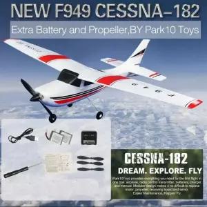 WLtoys F949 2.4G 3D6G 3Ch RC 비행기 고정 날개 야외 드론 RTF 업그레이드 버전 자이로 스코프가있는