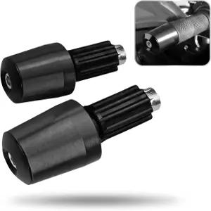 sdidzad 2 PCS 오토바이 핸들바 엔드 캡 알루미늄 합금 7/8 22mm 플러그 내마모성 그립 보호 액세서리