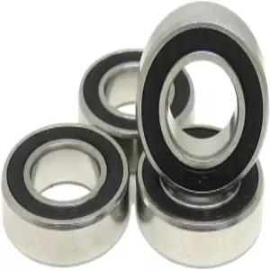 1pcs S6800C-2RS 10x19x5mm 스테인리스 스틸 하이브리드 세라믹 베어링 6800 61800 S6800 SMR6800 Si3N4 볼