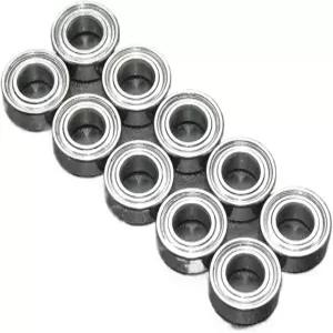 LCWLYOBM 낚시 릴 10pcs 미끼 주조 회전 하이브리드 세라믹 베어링 SMR115 5 10 4mm