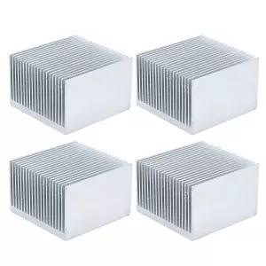 4Pcs 알루미늄 방열판 라디에이터 방열판 냉각 핀 전자 CPU 모듈 LED 칩셋