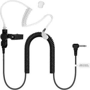 KPBAB 3.5mm 청취 전용 라디오 이어피스 음향 튜브 포함 1팩 호환 스피커 마이크용 수신 헤드셋 투명