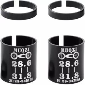 Perfeclan 2pcs 합금 스템 포크 심 스티어 튜브 어댑터 31.8mm 자전거 부품