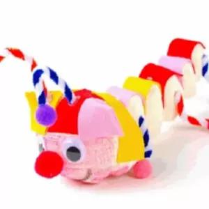 애벌레만들기 귀요미 애벌레 장갑인형 만들기 애벌레인형 만들기