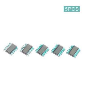 5Pcs 10PIN TN 포지티브 3자리 세그먼트 LCD 패널 3.0V 디지털 튜브 디스플레이 코드 화면.