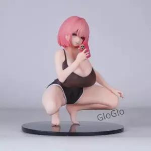 피규어 1/6 스케일 쪼그려 앉은 포즈 박스형 PVC 수집품 성인 컬렉션 를 위한 데스크탑 장