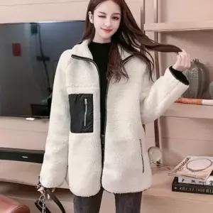 양털자켓 리버시블 플리스 뽀글이 후리스점퍼 양털점퍼 뽀글이 양면후리스