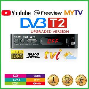 모니터 어댑터용 HD 1080p TV 튜너 DVB T2 VGA Dvb-T2 USB2.0 튜너 리시버 위성 디코더 Dvbt2 다국어 설명서