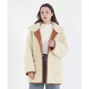 COLORZ NEW YORK 리버시블 무스탕 하프 코트_CM 2361463