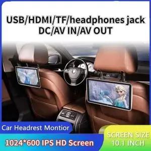 디지털 터치 스크린 패널 자동차 머리 받침 모니터 MP5 플레이어 미러 링크 FM HD USB 화면 멀티미디어