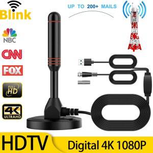 실내 디지털 TV 안테나 무료 HD 채널 수신기 DTMB/ATSC/DVB-T/DMB-T/ SDB-T 신호 부스터 VHF 172-240MHz/UHF 470-860MHz