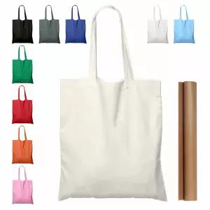 NPBAG 천연 면 토트백 38.1x40.6cm 15x16인치 PTFE 테프론 시트 포함 2팩