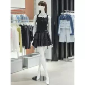 이월수량 에고이스트 카라 배색 밑단 프릴 미니 원피스 ER2WO660 2820072