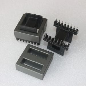 EE 타입 변압기 페라이트 마그네틱 코어 코일 이전 수평 E25 4 + 7 핀 세트