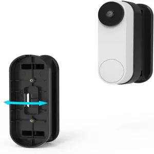 Koroao 0~45도 좌우 조절 가능한 각도 마운트 구글 네스트 초인종 유선 3세대 카메라 블랙 호환
