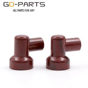GD-PARTS 갈색 베이클라이트 진공관 캡 양극판 그립 모자 FU29 829 832 2PCS