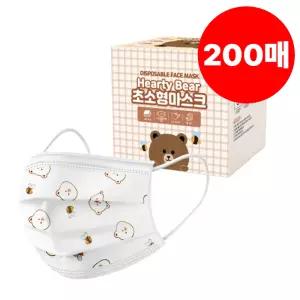 프로월드컵 마스크 PWX 초소형 허티베어 200매입 유아 BNS