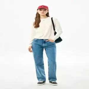 [AK분당점] [타미진스] 여성 키라 미드라이즈 슬림 스트레이트 핏 데님 팬츠 T32G6NEA12TWT11A5