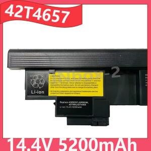 42T4657 14.4V 5200mAh 레노버 씽크패드 X201T 태블릿용 노트북 배터리