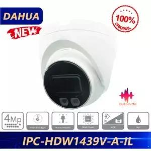 Dahua 오리지널 IPC-HDW1439V-A-IL 4MP 엔트리 스마트 듀얼 라이트 고정 초점 네트워크 카메라 국제